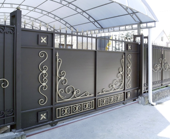 Металлические ворота в Минеральных водах