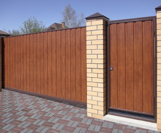 Ворота из металлического сайдинга в Минеральных водах